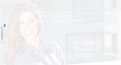 Desktop Screenshot of berminghamfamilydentistryofroswell.com