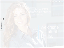 Tablet Screenshot of berminghamfamilydentistryofroswell.com